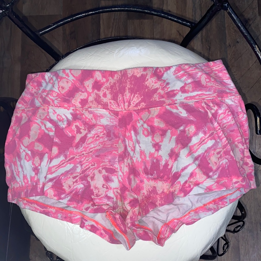 Pink camo pj shorts